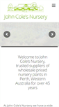 Mobile Screenshot of johncolesnursery.com.au